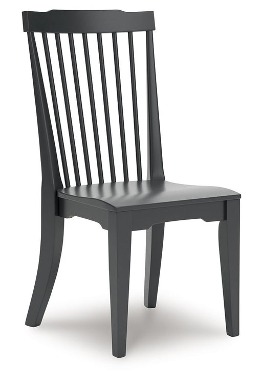 Brenkerton - Black - Dining Room Side Chair (Set of 2) - Tallahassee Discount Furniture (FL)