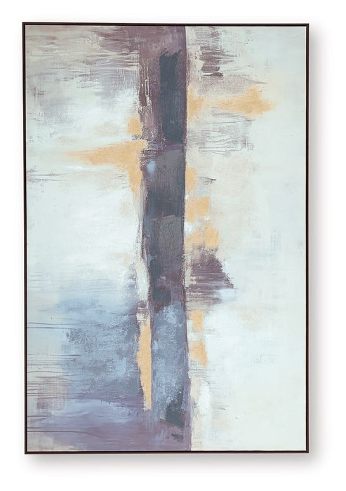 Gatesford - Wall Art - Blue / White / Tan - Tallahassee Discount Furniture (FL)