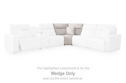 Modmax II - Wedge - Stone - Tallahassee Discount Furniture (FL)