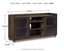 Starmore - XL TV Stand w/Fireplace Option - Brown - Tallahassee Discount Furniture (FL)