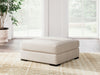 Donelson Creek - Oversized Accent Ottoman - Vanilla - Tallahassee Discount Furniture (FL)