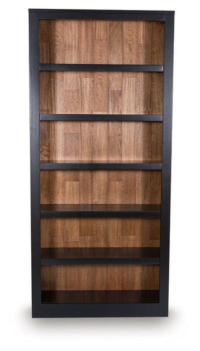Wildenauer - Brown / Black - Bookcase - Tallahassee Discount Furniture (FL)