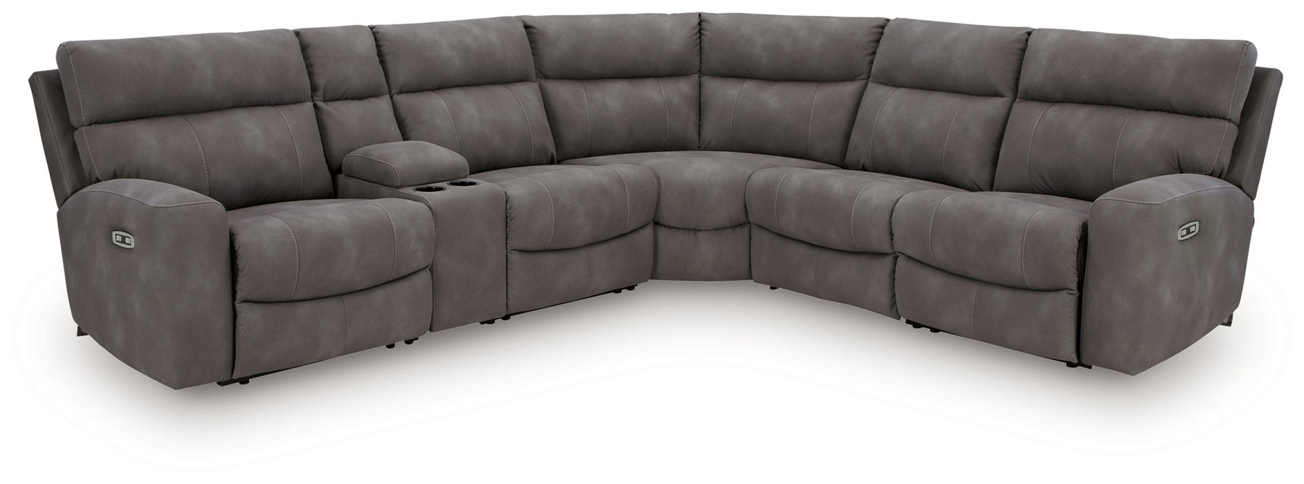 Next-Gen Durapella - Power Reclining Sectional Set - Tallahassee Discount Furniture (FL)
