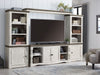 Havalance - 4 Pc. - Entertainment Center - 67" TV Stand - Brown / Beige - Tallahassee Discount Furniture (FL)