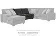 Tracling - Armless Loveseat - Slate - Tallahassee Discount Furniture (FL)