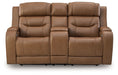Knightington - Power Reclining Loveseat With Audio Seating - Tallahassee Discount Furniture (FL)