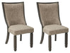 Tyler Creek - Black / Grayish Brown - Dining UPH Side Chair (Set of 2) - Framed Back - Tallahassee Discount Furniture (FL)