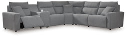 ModMax II - Salt And Pepper - Reclining Sectional - Tallahassee Discount Furniture (FL)