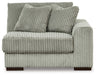 Lindyn - Fog - RAF Corner Chair - Tallahassee Discount Furniture (FL)