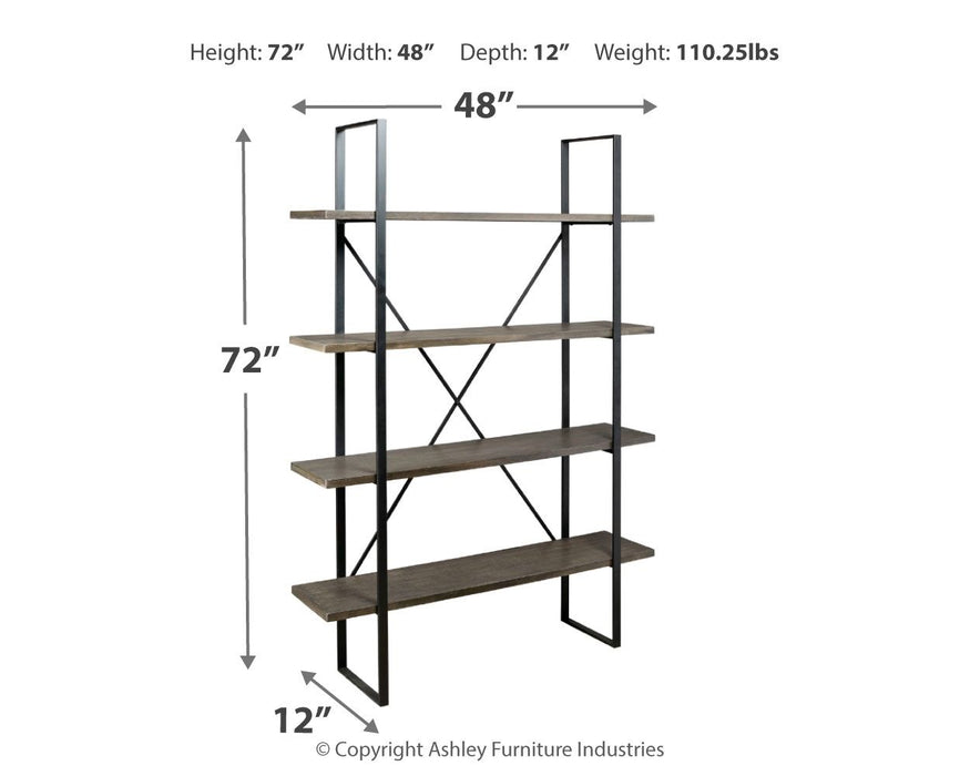 Gilesgrove - Black / Gray - Bookcase - Tallahassee Discount Furniture (FL)