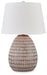 Darrich - Metal Table Lamp - Beige / White - Tallahassee Discount Furniture (FL)