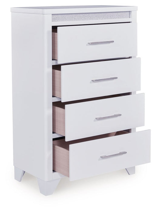 Jarlee - Four Drawer Chest - White - Tallahassee Discount Furniture (FL)