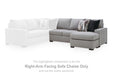 Lakepoint - RAF Sofa Chaise - Nickel - Tallahassee Discount Furniture (FL)