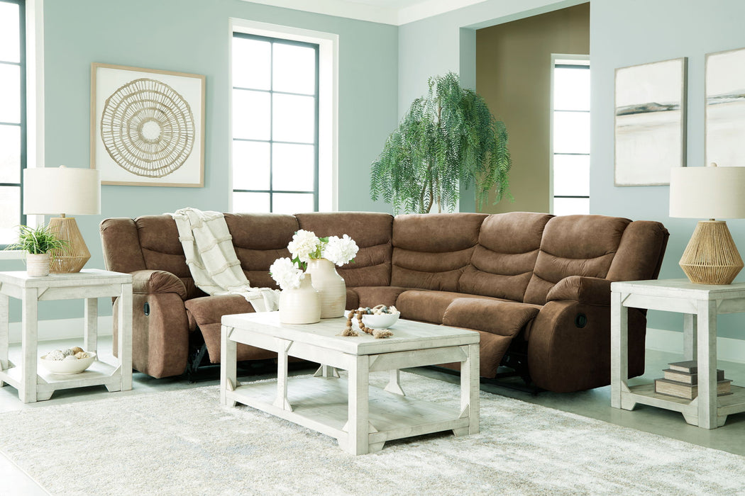 Partymate - Reclining Sectional - Tallahassee Discount Furniture (FL)