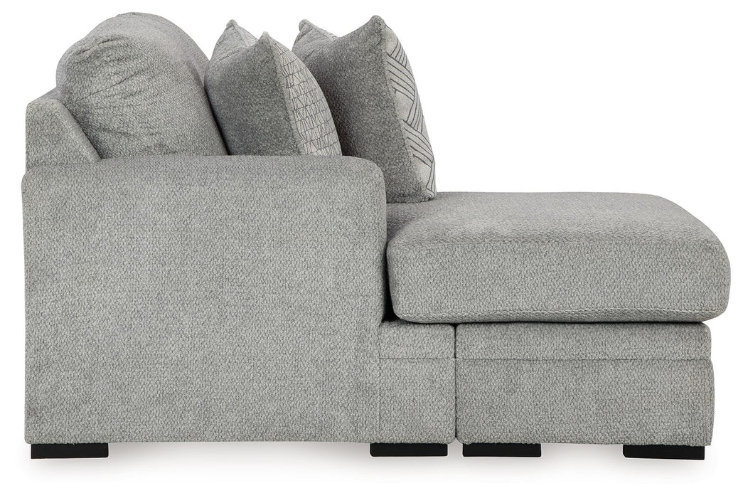 Casselbury - Cement - Laf Sofa Chaise - Tallahassee Discount Furniture (FL)