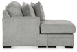 Casselbury - Cement - Laf Sofa Chaise - Tallahassee Discount Furniture (FL)