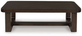 Breckington - Rectangular Cocktail Table - Dark Brown - Tallahassee Discount Furniture (FL)