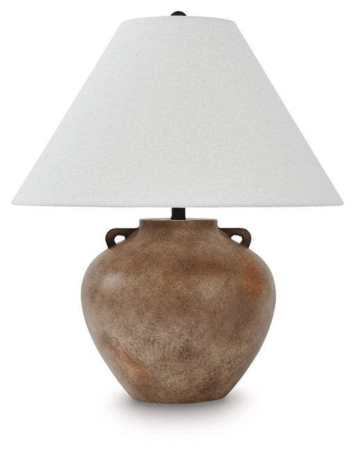Ferrilby - Poly Table Lamp - Antique Beige - Tallahassee Discount Furniture (FL)