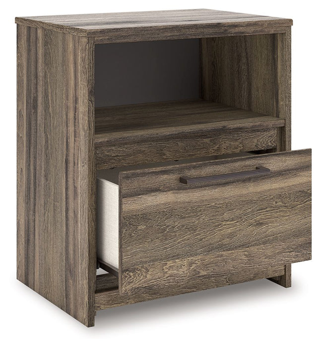 Elbrim - Brown - One Drawer Night Stand - Tallahassee Discount Furniture (FL)