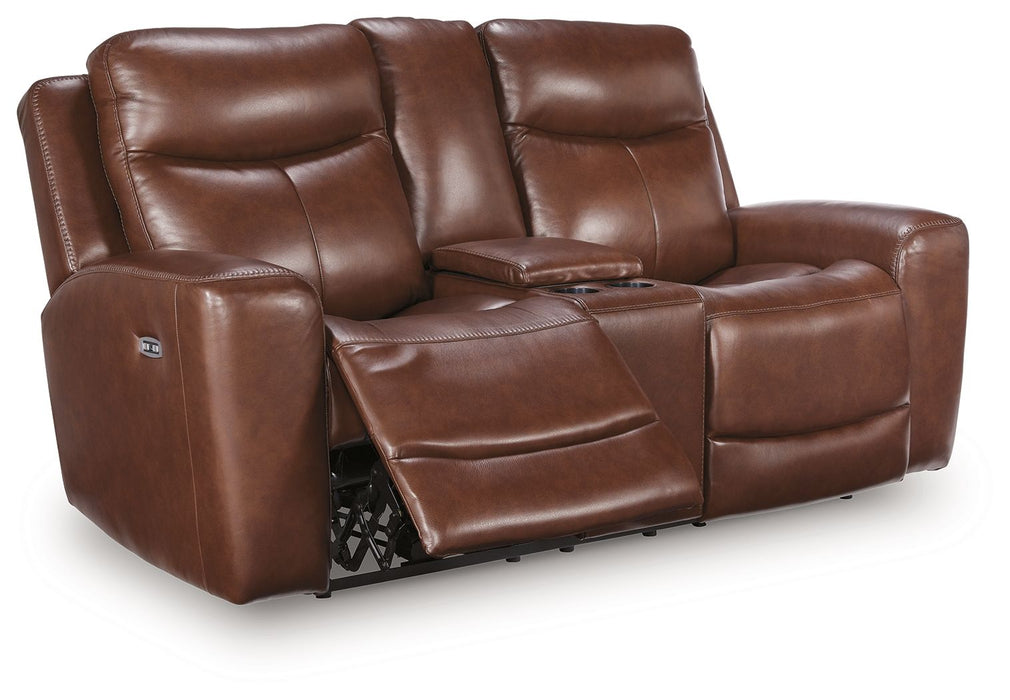 Next Move - Power Reclining Loveseat With Console / Adjustable Headrest - Tallahassee Discount Furniture (FL)