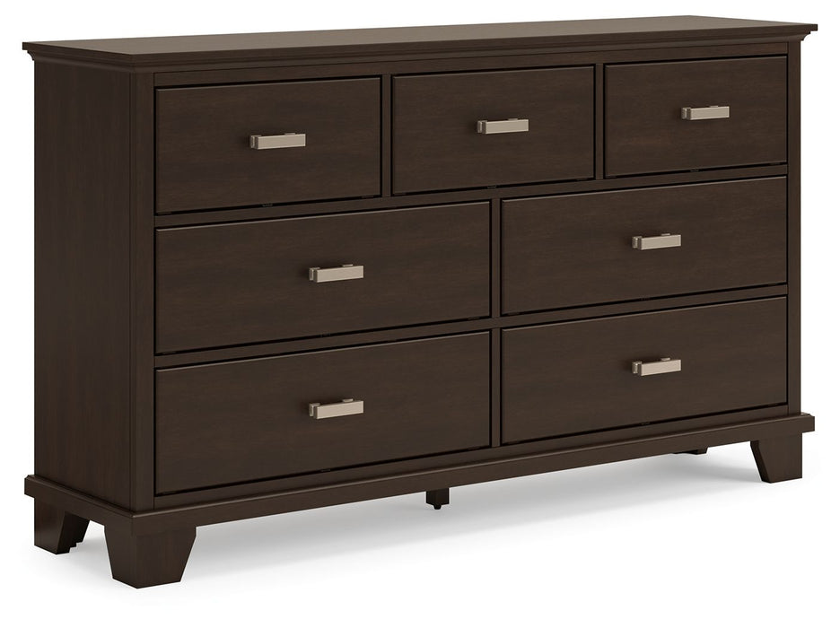Covetown - Dresser - Dark Brown - Tallahassee Discount Furniture (FL)