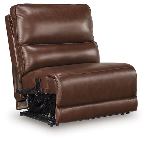 DeepWakes - Power Armless Recliner With Adjustable Headrest - Canyon - Tallahassee Discount Furniture (FL)