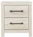 Cambeck - Whitewash - Two Drawer Night Stand - Tallahassee Discount Furniture (FL)