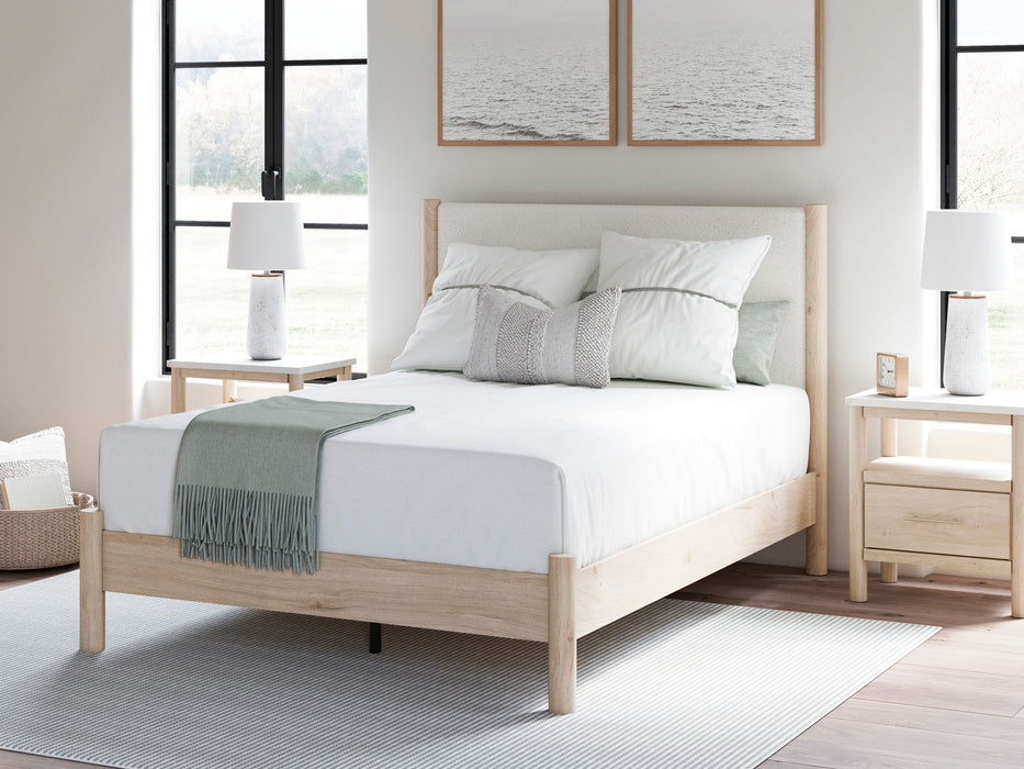 Cadmori - Upholstered Panel Bed - Tallahassee Discount Furniture (FL)