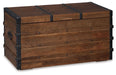 Kettleby - Storage Trunk - Brown - Tallahassee Discount Furniture (FL)