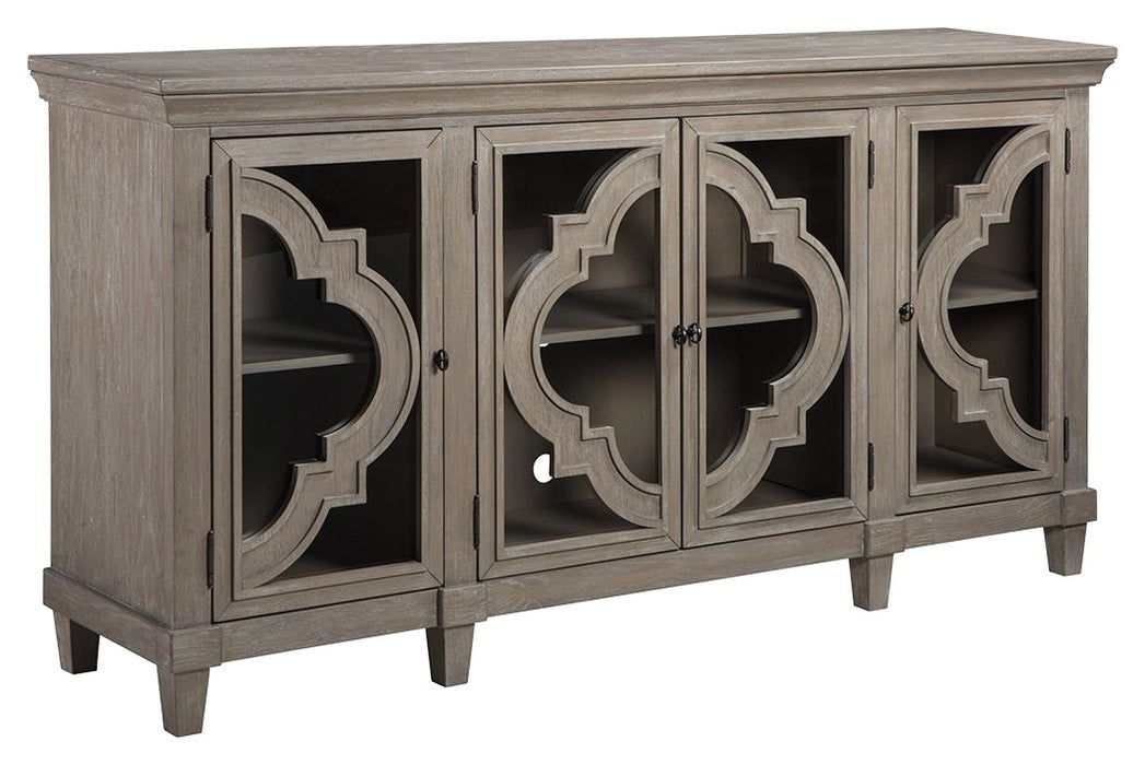 Fossil Ridge - Gray - Accent Cabinet - Tallahassee Discount Furniture (FL)
