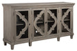 Fossil Ridge - Gray - Accent Cabinet - Tallahassee Discount Furniture (FL)