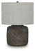 Zandophen - Metal Table Lamp - Antique Gray - Tallahassee Discount Furniture (FL)