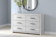 Cayboni - Six Drawer Dresser - Whitewash - Tallahassee Discount Furniture (FL)