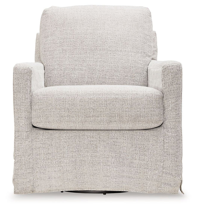 Nenana Next-Gen Nuvella - Swivel Glider Accent Chair - Tallahassee Discount Furniture (FL)