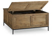 Torlanta - Lift Top Cocktail Table - Brown - Tallahassee Discount Furniture (FL)