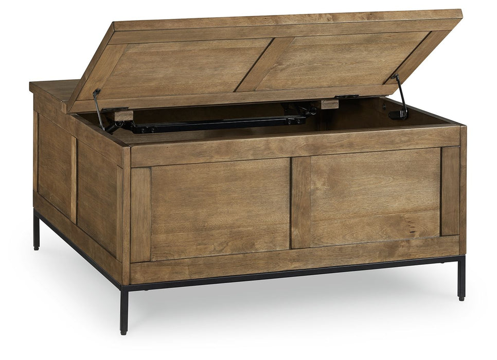 Torlanta - Lift Top Cocktail Table - Brown - Tallahassee Discount Furniture (FL)