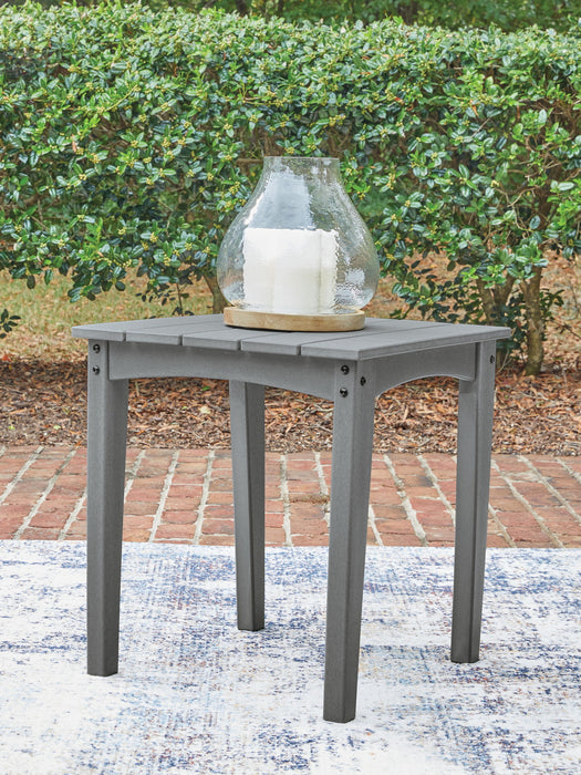 Cove Beach - Square End Table - Gray - Tallahassee Discount Furniture (FL)