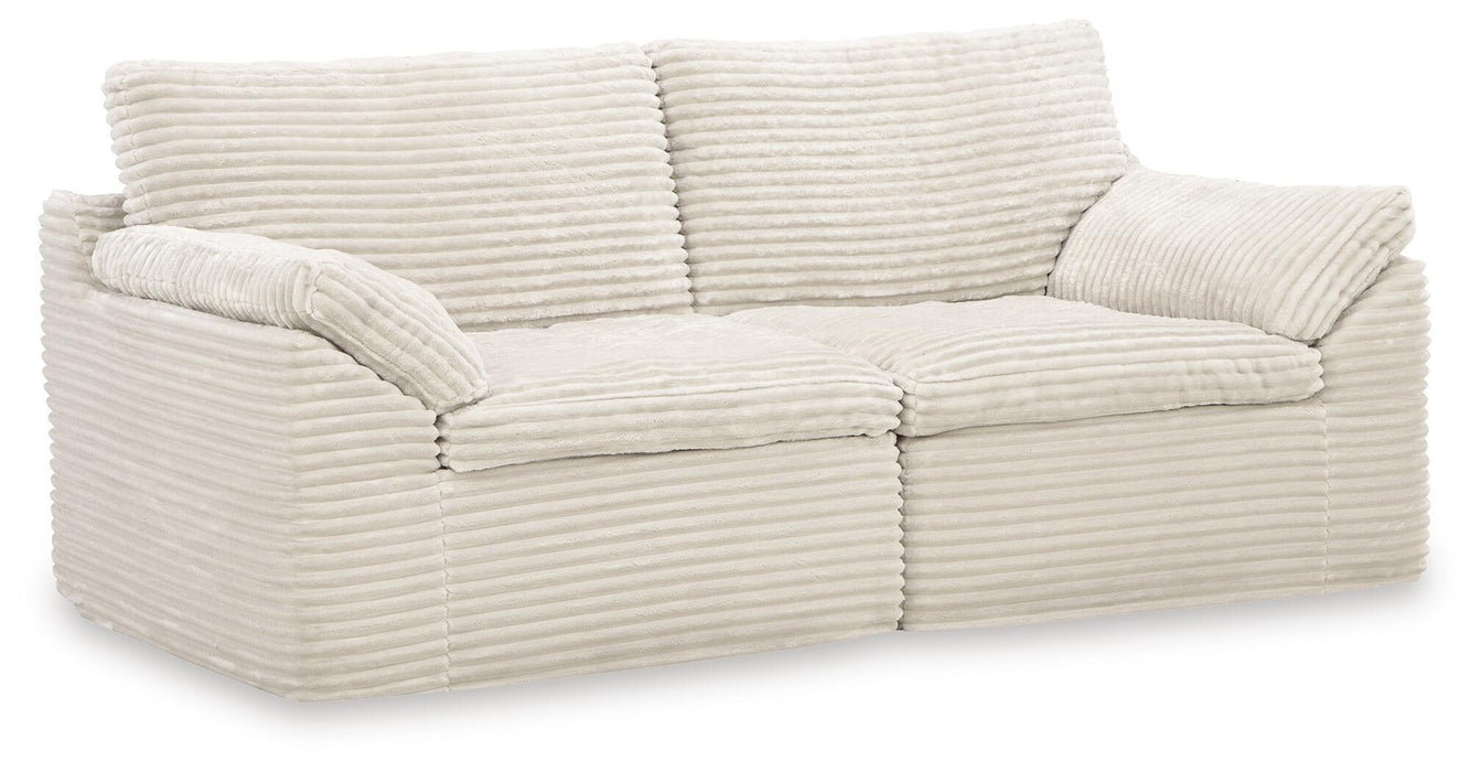 Fannin - LAF / RAF Corner Chair (Set of 2) - Ivory - Tallahassee Discount Furniture (FL)