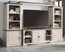 Havalance - Brown / Beige - 4 Pc. - Entertainment Center - 67" TV Stand - Tallahassee Discount Furniture (FL)