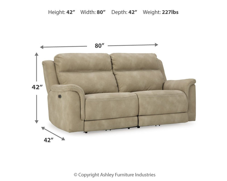 Next-Gen Durapella - Reclining Power Sofa - Tallahassee Discount Furniture (FL)