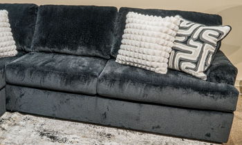 Ashford Heights - RAF Sofa - Onyx - Tallahassee Discount Furniture (FL)