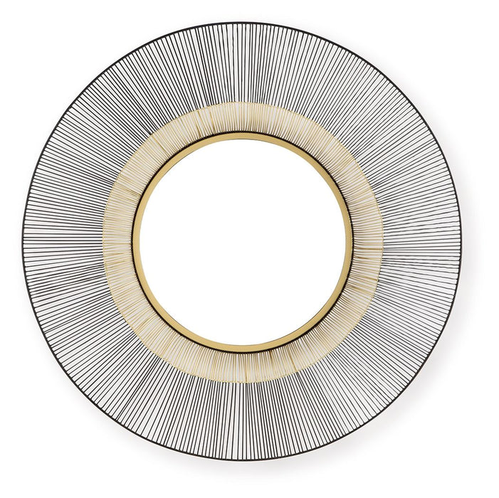 Dallmen - Black / Gold Finish - Accent Mirror - Tallahassee Discount Furniture (FL)