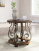 Frallyn - Round End Table - Dark Brown - Tallahassee Discount Furniture (FL)