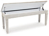 Skempton - Storage Bench - White - Tallahassee Discount Furniture (FL)