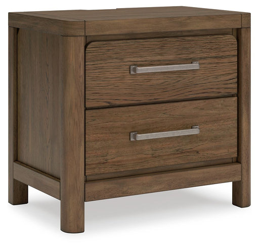 Cabalynn - Light Brown - Two Drawer Night Stand - Tallahassee Discount Furniture (FL)