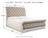 Realyn - Upholstered Sleigh Bed - Tallahassee Discount Furniture (FL)