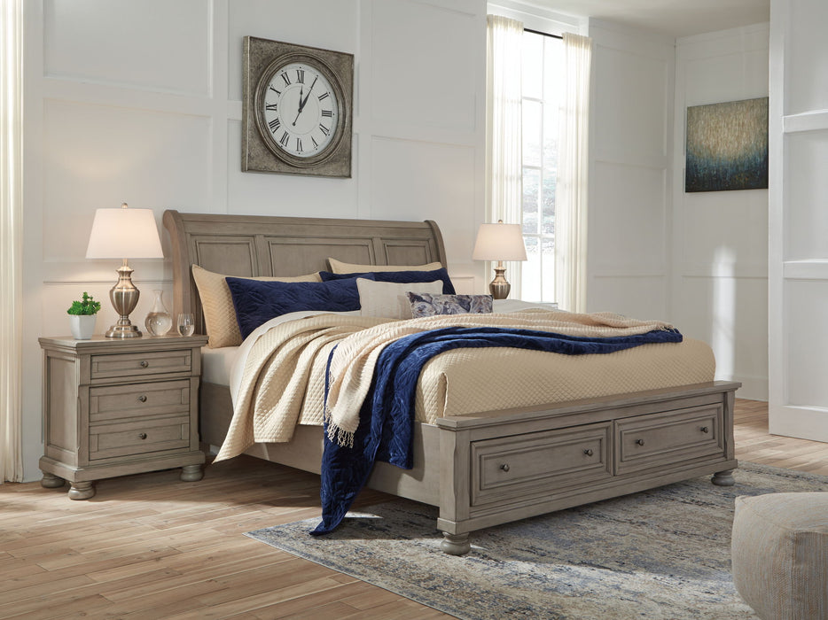 Lettner - Sleigh Bed - Tallahassee Discount Furniture (FL)
