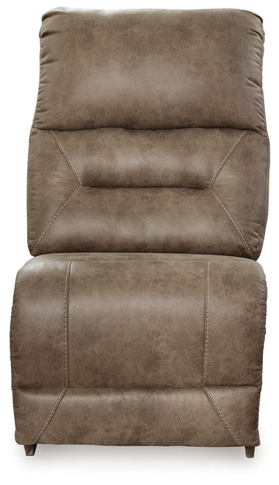Ravenel - Fossil - Armless Chair - Tallahassee Discount Furniture (FL)