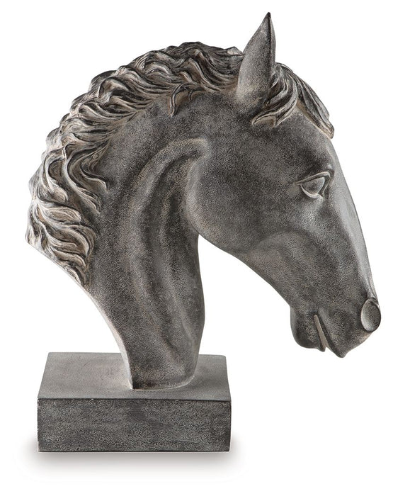 Carnlow - Antique Black - Sculpture - Tallahassee Discount Furniture (FL)