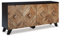Robin Ridge - Accent Cabinet - Brown / Beige - Tallahassee Discount Furniture (FL)